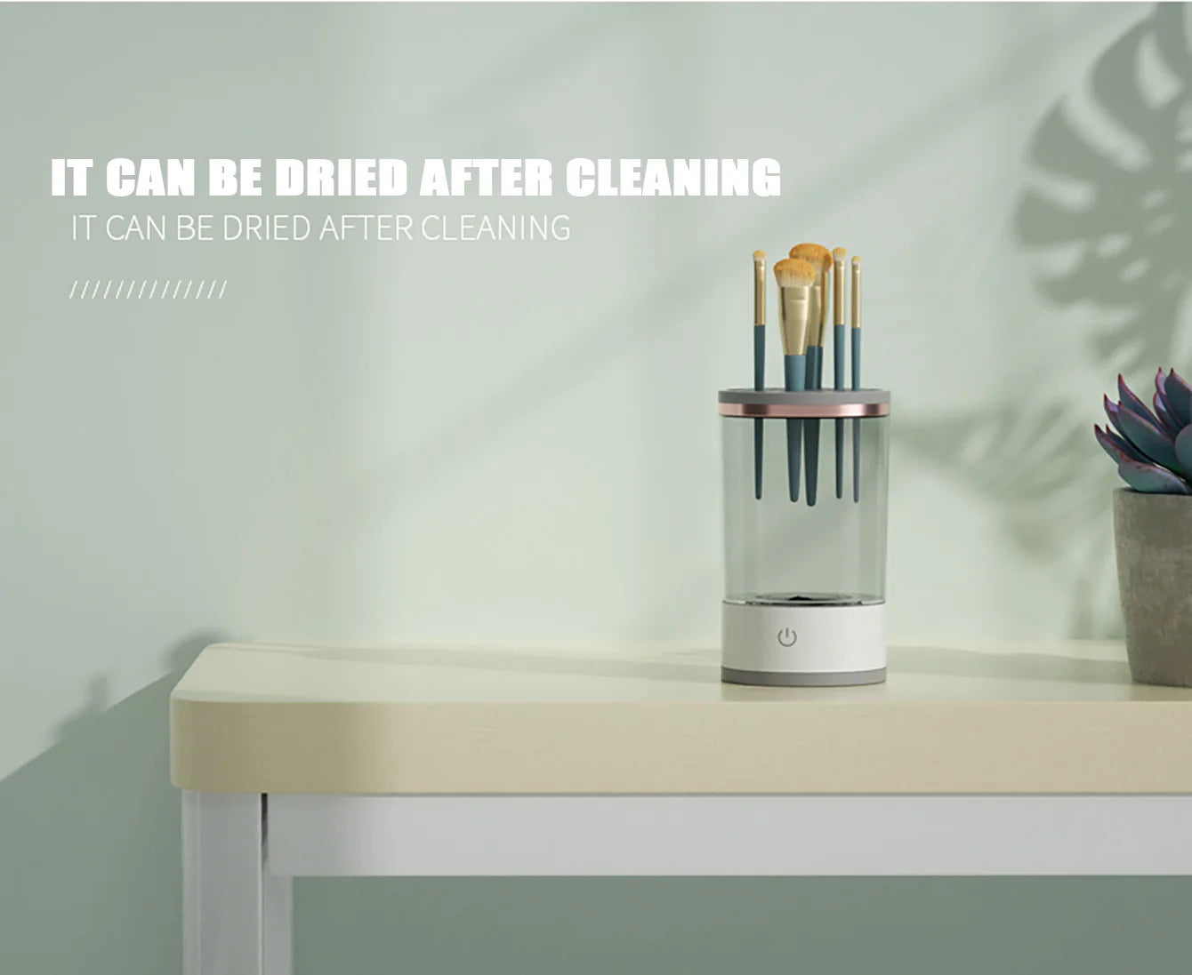 Makeup Brush Cleaner with Quick Dry Technology - USB Powered